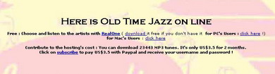 Old time jazz